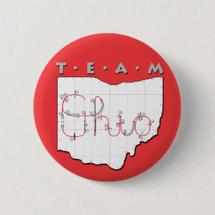 Chapa Redonda De 5 Cm Agilidad de Ohio del equipo