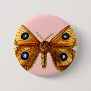 Chapa Redonda De 5 Cm Aglia Tau Butterfly