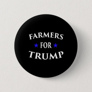 Chapa Redonda De 5 Cm Agricultores Para Trump Farm Ranch Tractor Heartla