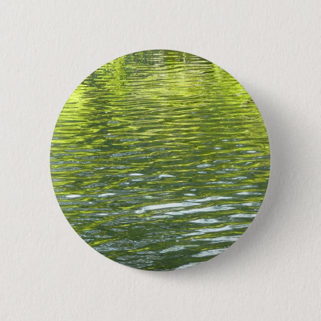 Chapa Redonda De 5 Cm Aguas de roble creek amarillo y verde foto natural (Anverso)