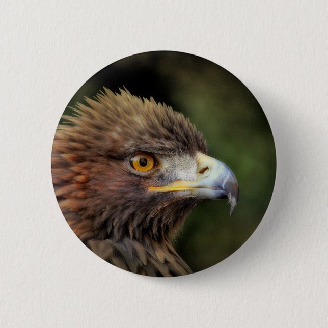 Chapa Redonda De 5 Cm águila dorada (Anverso)