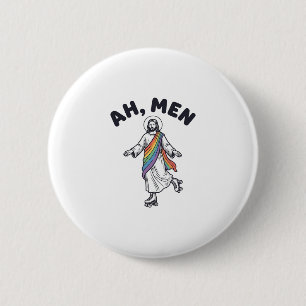Chapa Redonda De 5 Cm Ah Hombres Patinaje En Línea Fe Diseño Vectorial_1