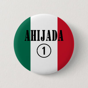 Chapa Redonda De 5 Cm Ahijadas mexicanas: Uno de Ahijada Numero