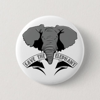 Chapa Redonda De 5 Cm Ahorre el elefante