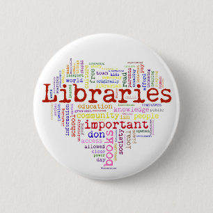 Chapa Redonda De 5 Cm Ahorre las bibliotecas 3