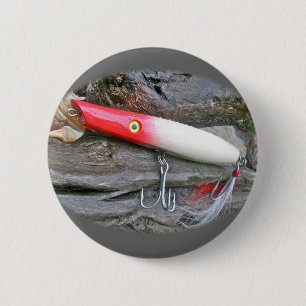 Chapa Redonda De 5 Cm AJS Original Popper Popter Poping Lure
