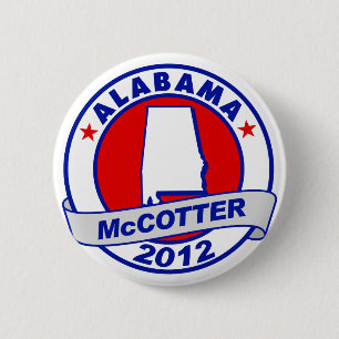 Chapa Redonda De 5 Cm Alabama Thad McCotter