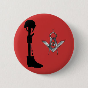 Chapa Redonda De 5 Cm Albañil caido de Brother