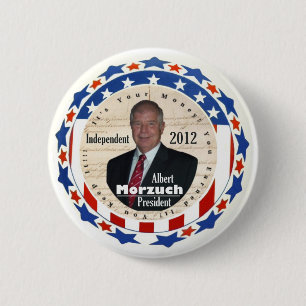 Chapa Redonda De 5 Cm Albert Morzuch para el presidente 2012