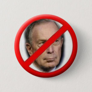 Chapa Redonda De 5 Cm Alcalde Anti-Bloomberg Pin de 2009 NY