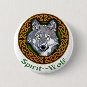 Chapa Redonda De 5 Cm Alcohol del lobo