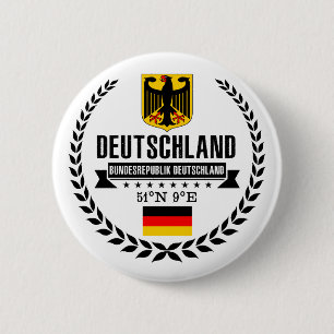 Chapa Redonda De 5 Cm Alemania