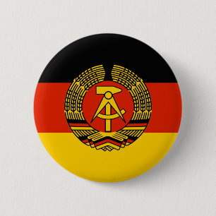 Chapa Redonda De 5 Cm Alemania Oriental