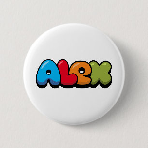 Chapa Redonda De 5 Cm Alex