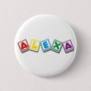Chapa Redonda De 5 Cm Alexa