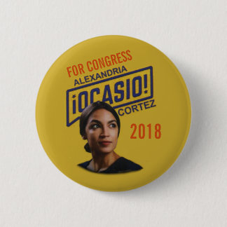 Chapa Redonda De 5 Cm Alexandría Ocasio Cortez