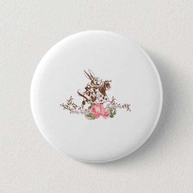 Chapa Redonda De 5 Cm alice en wonderland (Anverso)