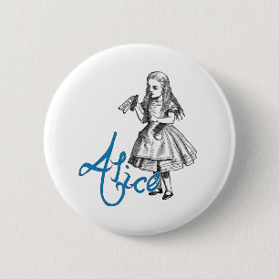Chapa Redonda De 5 Cm Alicia