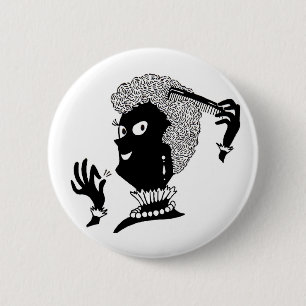 Chapa Redonda De 5 Cm Alicia haciendo su 'do'