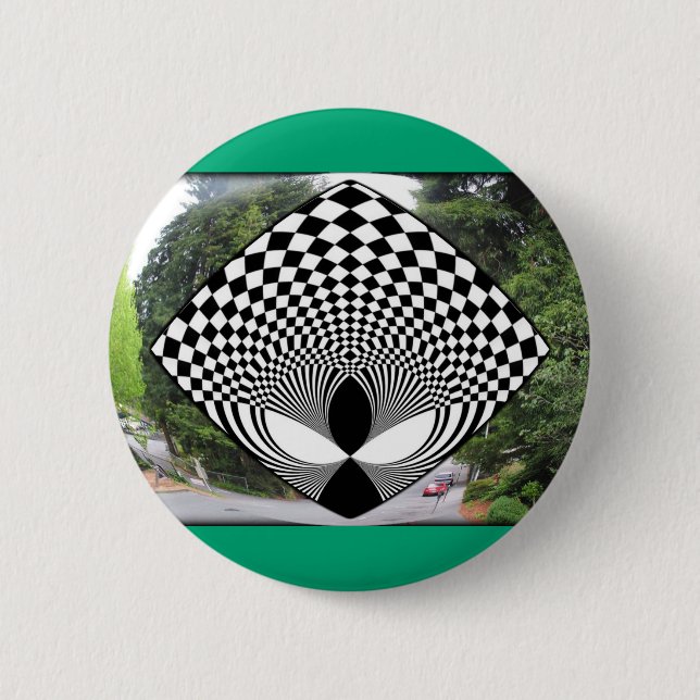 Chapa Redonda De 5 Cm ¡Alien te mira! (Anverso)