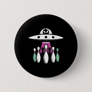 Chapa Redonda De 5 Cm Alien Ufo - Alien Graciosa Inv