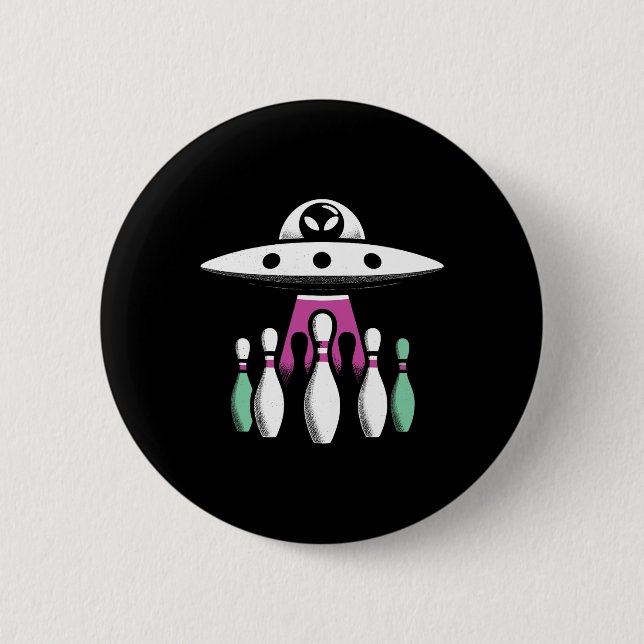 Chapa Redonda De 5 Cm Alien Ufo - Alien Graciosa Inv (Anverso)