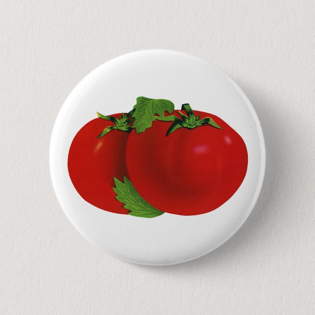Chapa Redonda De 5 Cm Alimentos de cosecha, tomate eritreo orgánico de m (Anverso)
