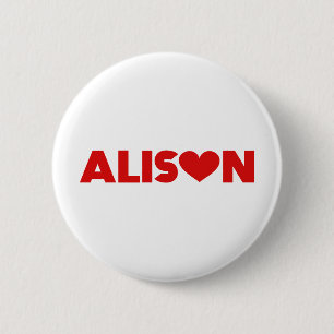 Chapa Redonda De 5 Cm Alison Love