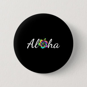 Chapa Redonda De 5 Cm Aloha Hawaii Beach Hawaii Isla Hawaii Tie Dye Surf