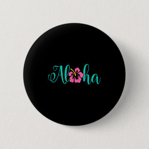 Chapa Redonda De 5 Cm Aloha hawaii desde la isla - siente el aloha
