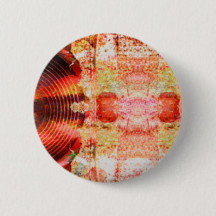 Chapa Redonda De 5 Cm Altavoz de audio grunge caliente
