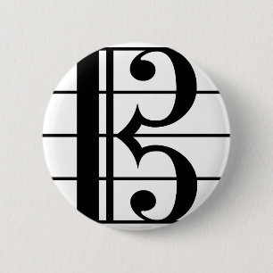 Chapa Redonda De 5 Cm Alto Clef