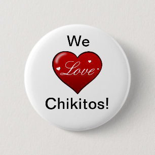 Chapa Redonda De 5 Cm ¡AMAMOS Chikitos!