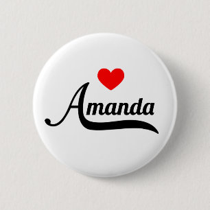 Chapa Redonda De 5 Cm Amanda