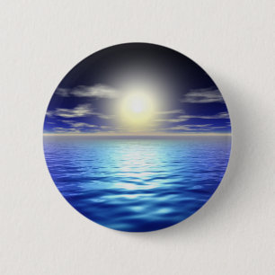Chapa Redonda De 5 Cm Amanecer azul