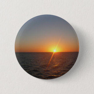 Chapa Redonda De 5 Cm Amanecer en el Mar III Océano Atlántico