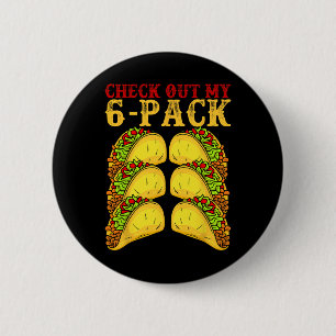 Chapa Redonda De 5 Cm Amante de Tacos de Cinco De Mayo Gimnasta - Revisa
