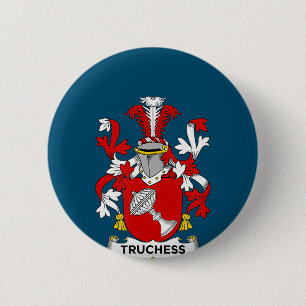 Chapa Redonda De 5 Cm Amante del ajedrez Escudo de armas de la Truquesa