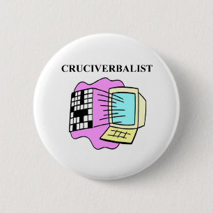 Chapa Redonda De 5 Cm amante del crucigrama