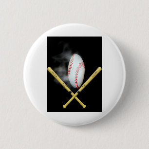 Chapa Redonda De 5 Cm amantes del béisbol