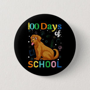 Chapa Redonda De 5 Cm Amantes del perro de la recuperación dorada estudi