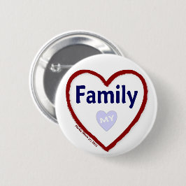 Chapa Redonda De 5 Cm Amar a mi familia