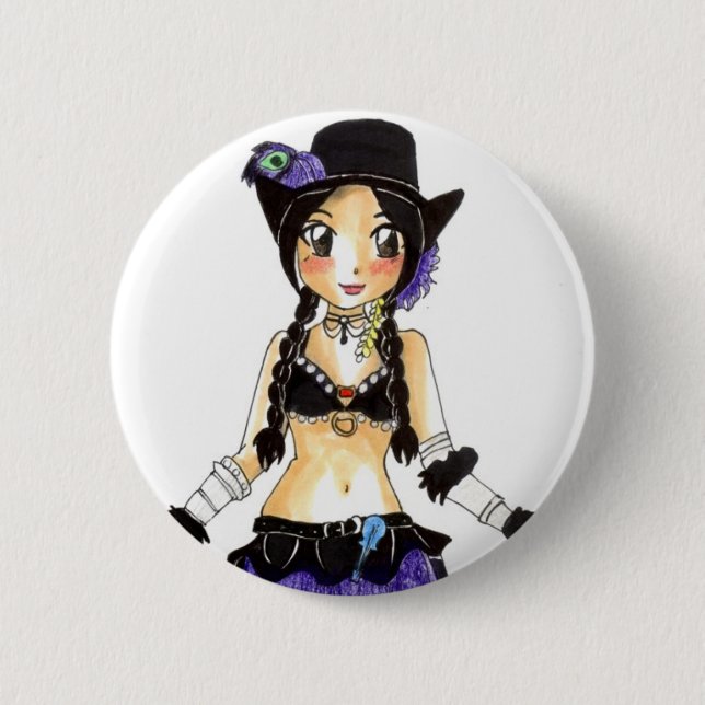 Chapa Redonda De 5 Cm Amaranto (Anverso)