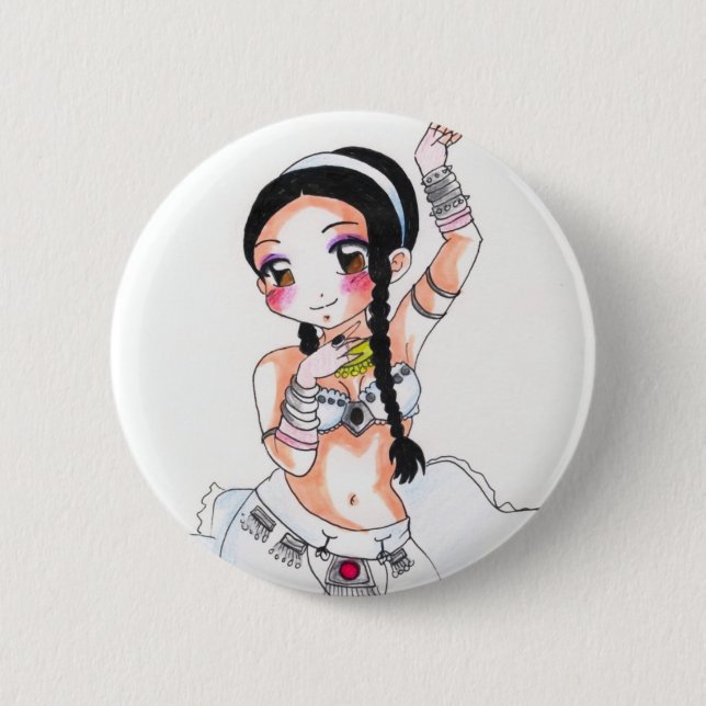 Chapa Redonda De 5 Cm Amaranto Chesire (Anverso)