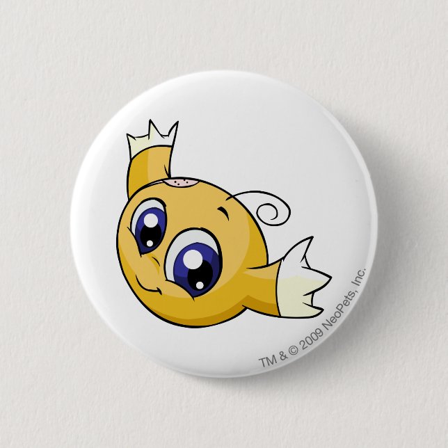 Chapa Redonda De 5 Cm Amarillo de Kiko (Anverso)