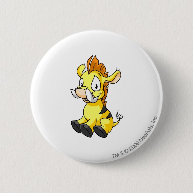 Chapa Redonda De 5 Cm Amarillo de Moehog (Anverso)