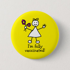 Chapa Redonda De 5 Cm Amarillo lindo completamente vacunado