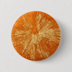 Chapa Redonda De 5 Cm Amarillo sobre Naranja Paintball