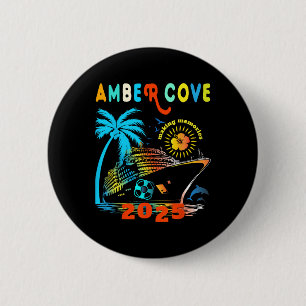 Chapa Redonda De 5 Cm Amber Cove 2025 Family Trip Friends Group Vacation