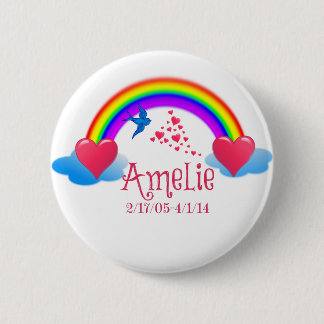Chapa Redonda De 5 Cm Amelie